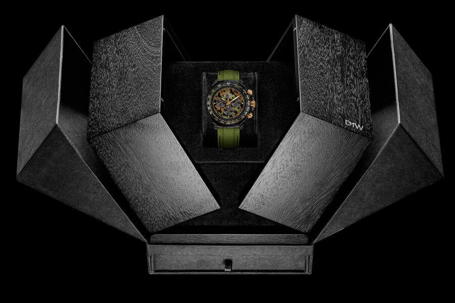 NTPT Carbon Rolex DiW Daytona MILITARY GREEN UNIQUE 独一无二 碳纤维劳力士 DiW迪通拿 | WORLDTIMER