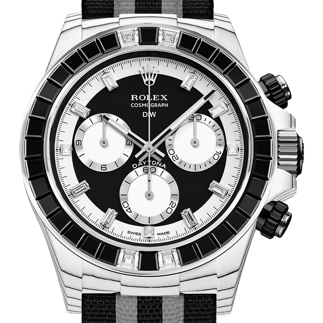 Rolex DiW Daytona RAINBOW SPORT BLACK DiW 劳力士钻石圈迪通拿 | WORLDTIMER