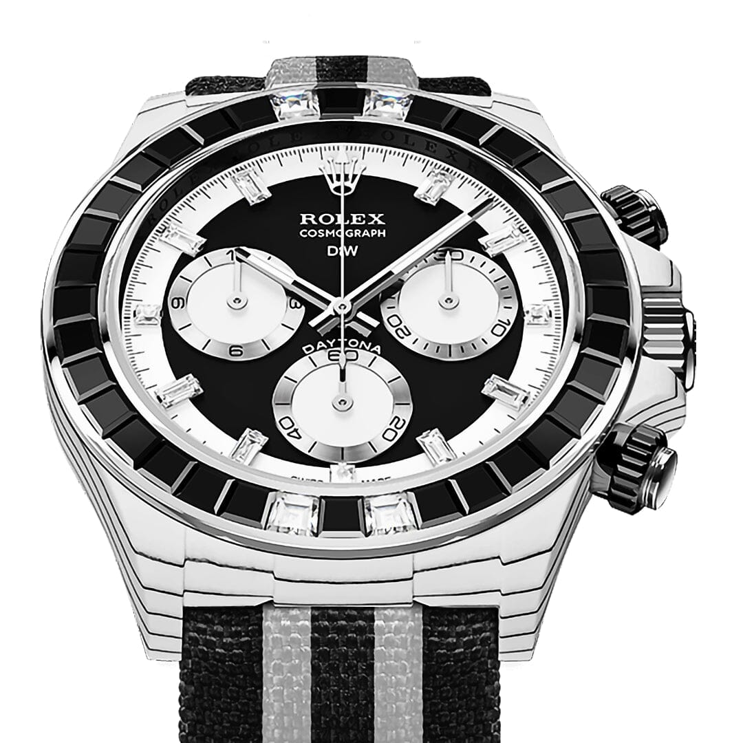 Rolex DiW Daytona RAINBOW SPORT BLACK DiW 劳力士钻石圈迪通拿 | WORLDTIMER