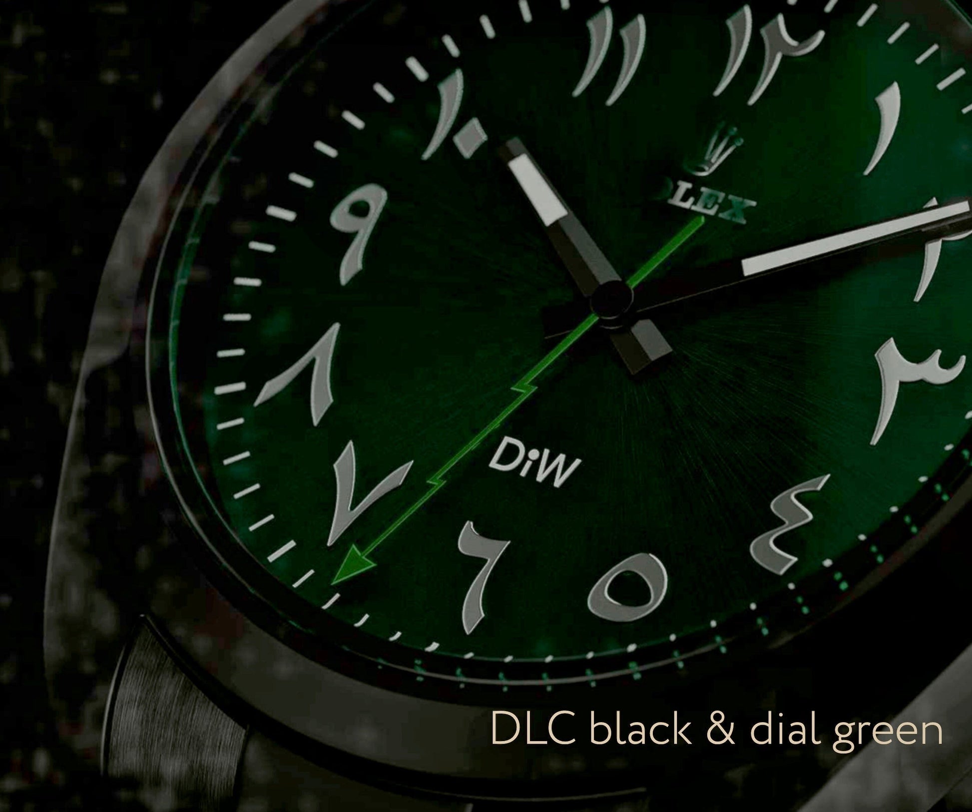 Rolex DiW Milgauss 116400GV "DLC BLACK & DIAL GREEN" DiW 劳力士Milgauss | WORLDTIMER