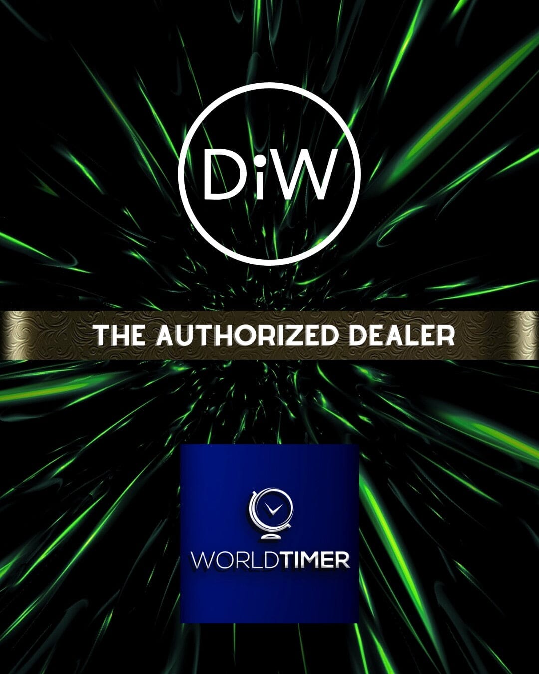Rolex DiW Milgauss 116400GV "DLC BLACK & DIAL GREEN" DiW 劳力士Milgauss | WORLDTIMER