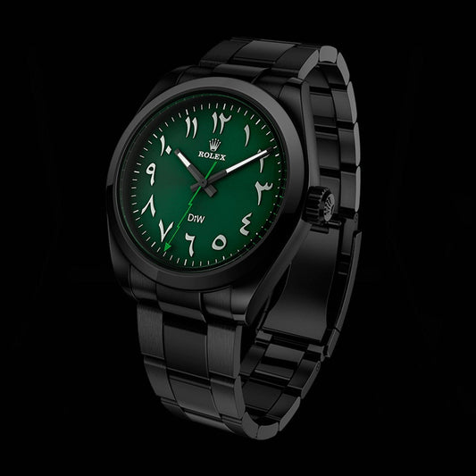 Rolex DiW Milgauss 116400GV "DLC BLACK & DIAL GREEN" DiW 劳力士Milgauss | WORLDTIMER
