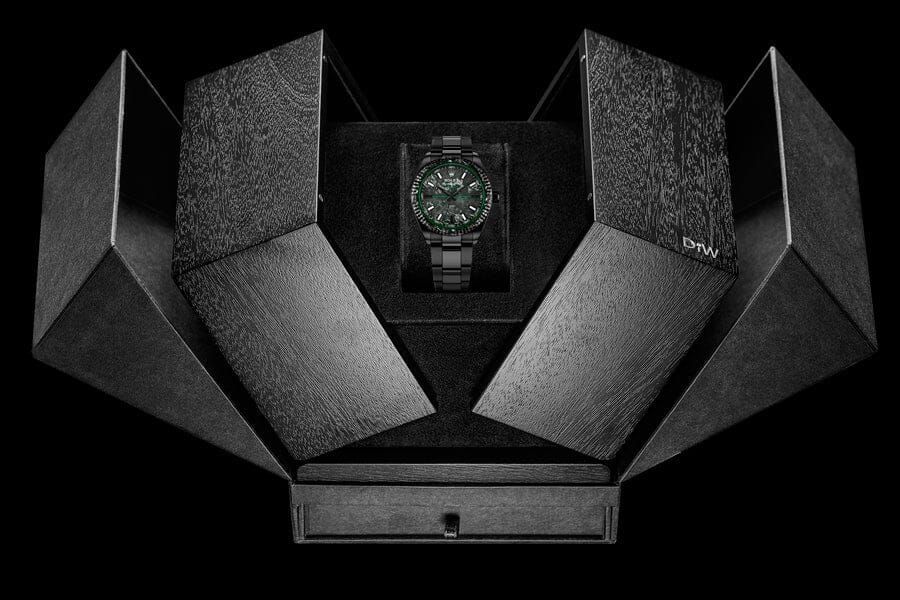 DiW Rolex Milgauss AVIATOR Green Gaussian Watch 劳力士DiW  MILGAUSS116400 | WORLDTIMER