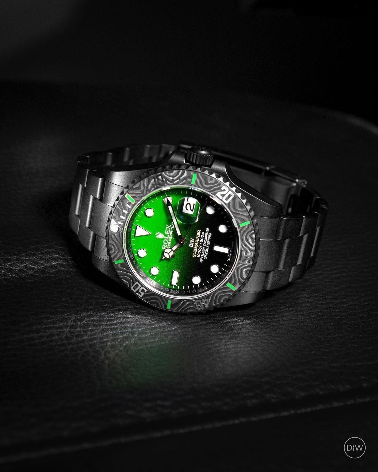 Rolex DiW Submariner PARAKEET 劳力士DiW 绿水鬼 | WORLDTIMER