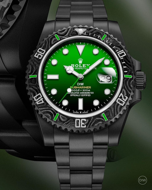 Rolex DiW Submariner PARAKEET 劳力士DiW 绿水鬼 | WORLDTIMER