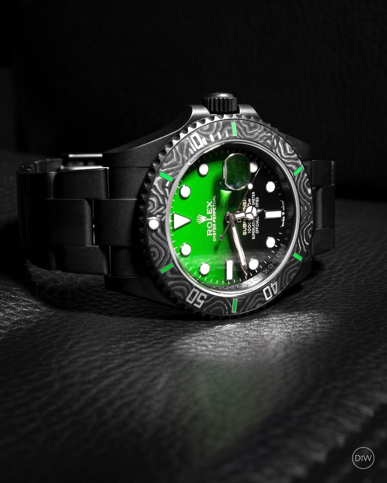 Rolex DiW Submariner PARAKEET 劳力士DiW 绿水鬼 | WORLDTIMER