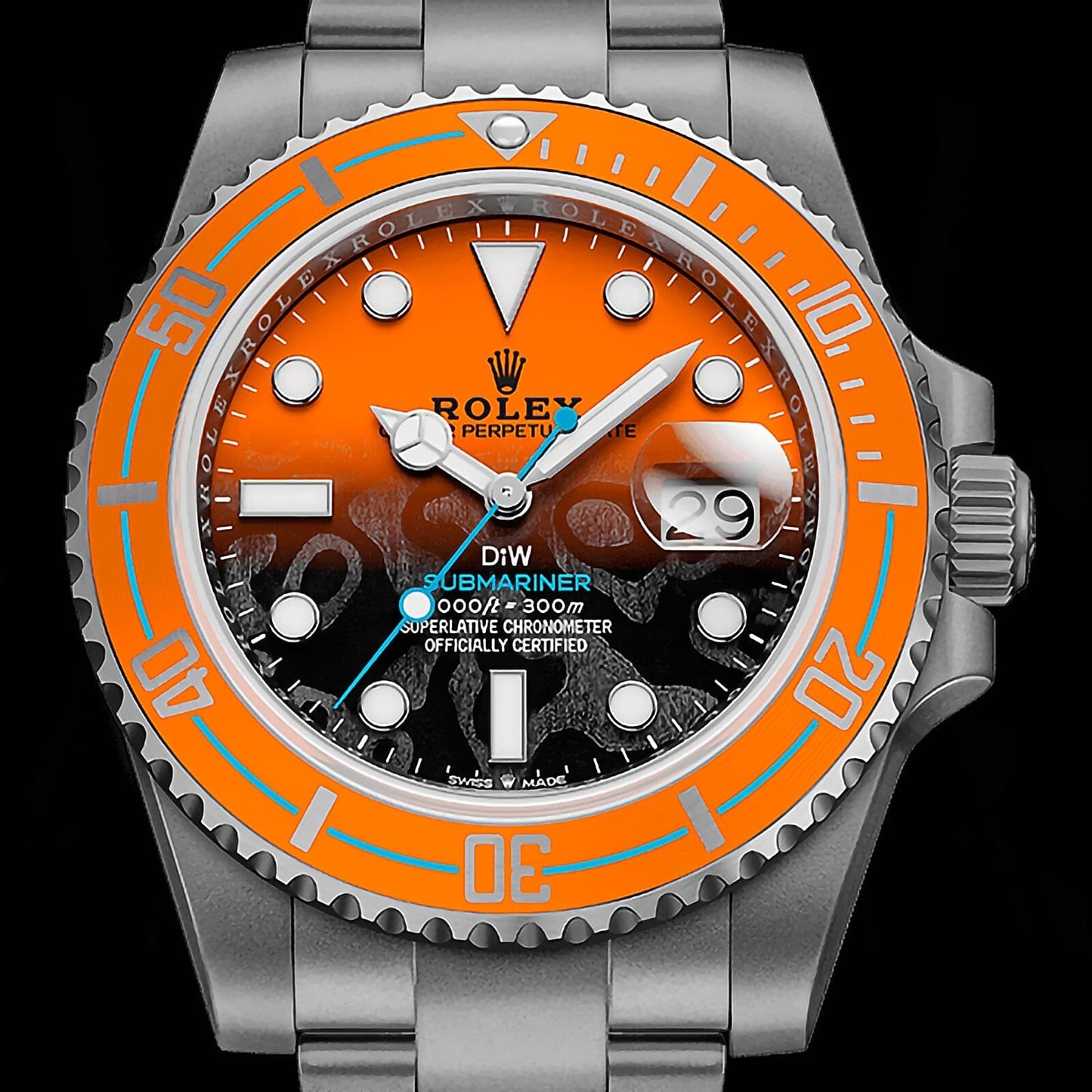 PERSIMMON Rolex DiW Submariner 劳力士DiW 潜航者日历型 | WORLDTIMER