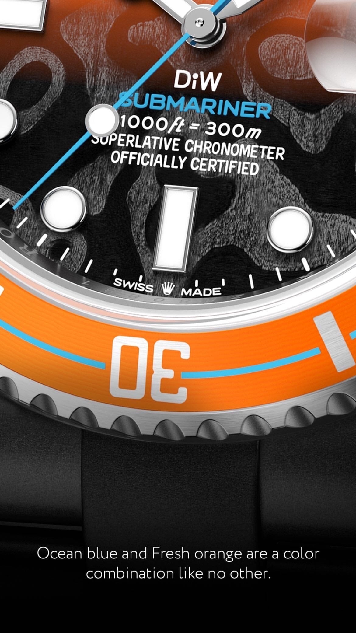 PERSIMMON Rolex DiW Submariner 劳力士DiW 潜航者日历型 | WORLDTIMER