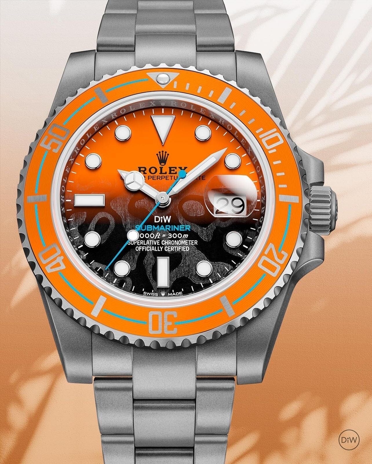 PERSIMMON Rolex DiW Submariner 劳力士DiW 潜航者日历型 | WORLDTIMER