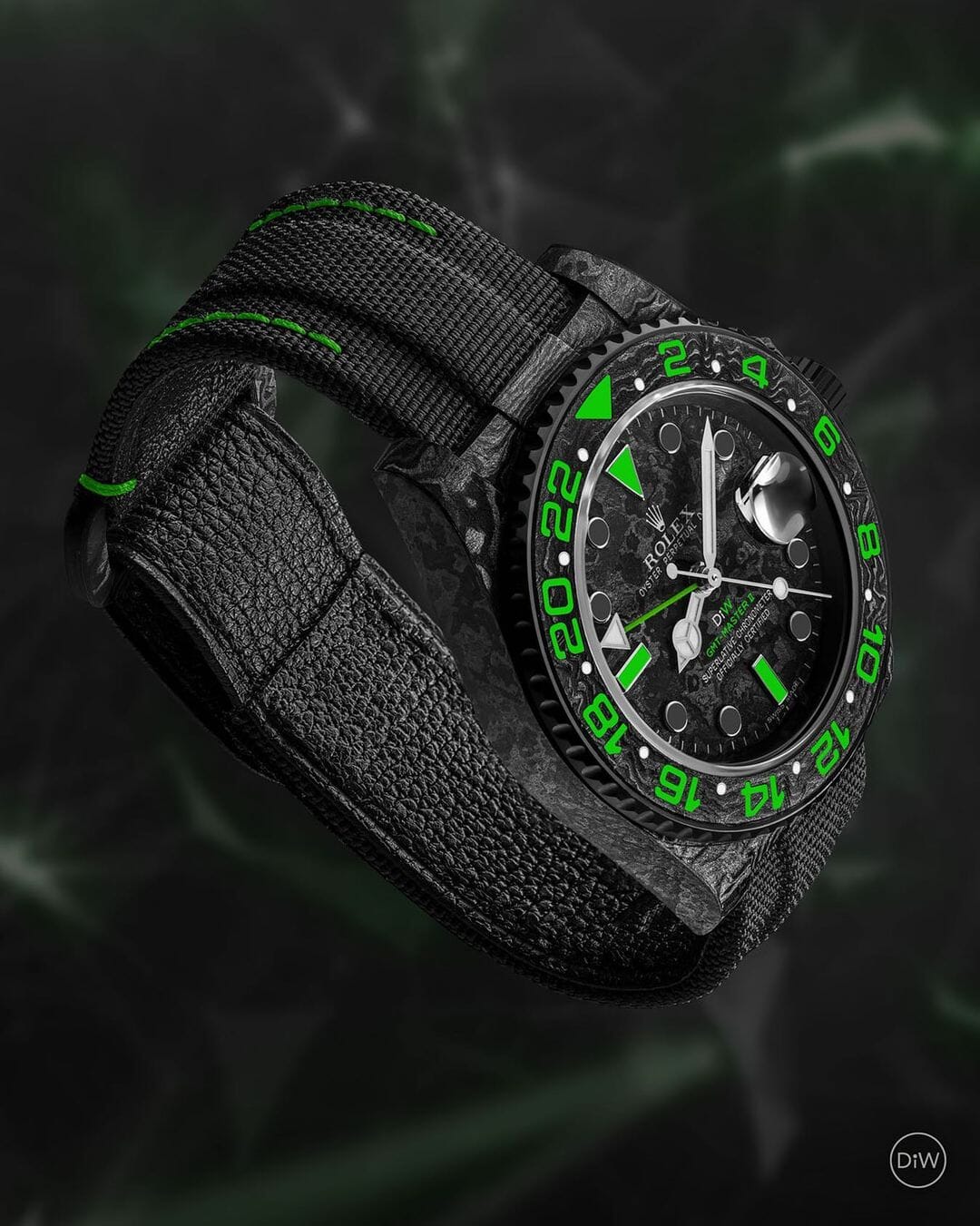 NTPT Carbon Rolex GMT Master DiW STINGER 碳纤维 劳力士DiW 格林尼治型 | WORLDTIMER
