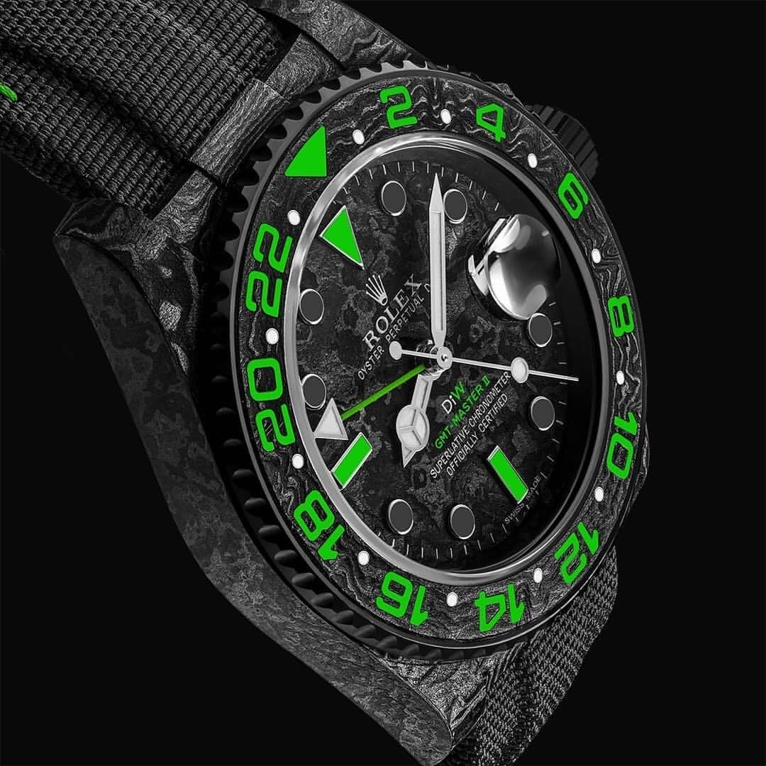 NTPT Carbon Rolex GMT Master DiW STINGER 碳纤维劳力士 DiW 格林尼治型II | WORLDTIMER