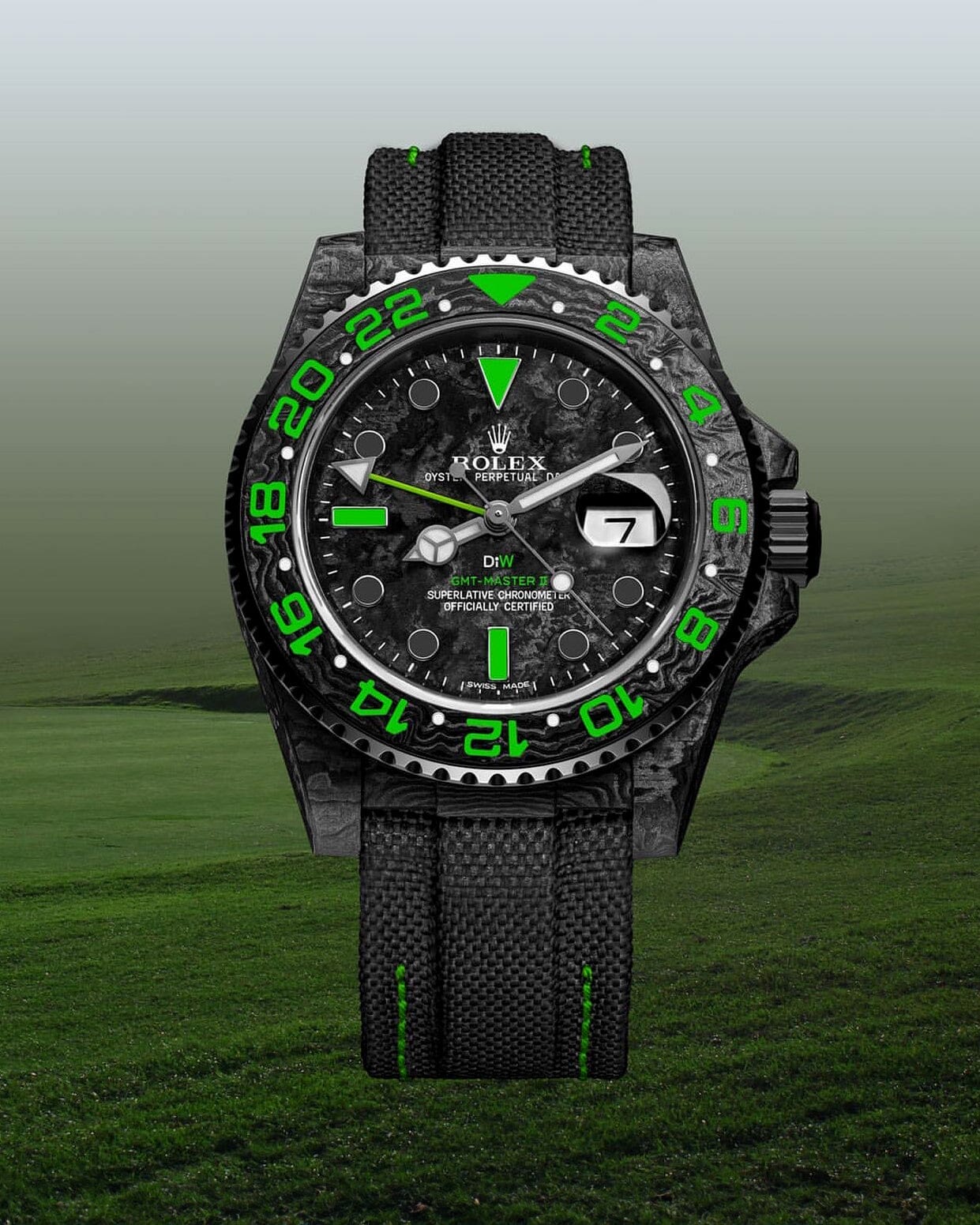 NTPT Carbon Rolex GMT Master DiW STINGER 碳纤维劳力士 DiW 格林尼治型II | WORLDTIMER