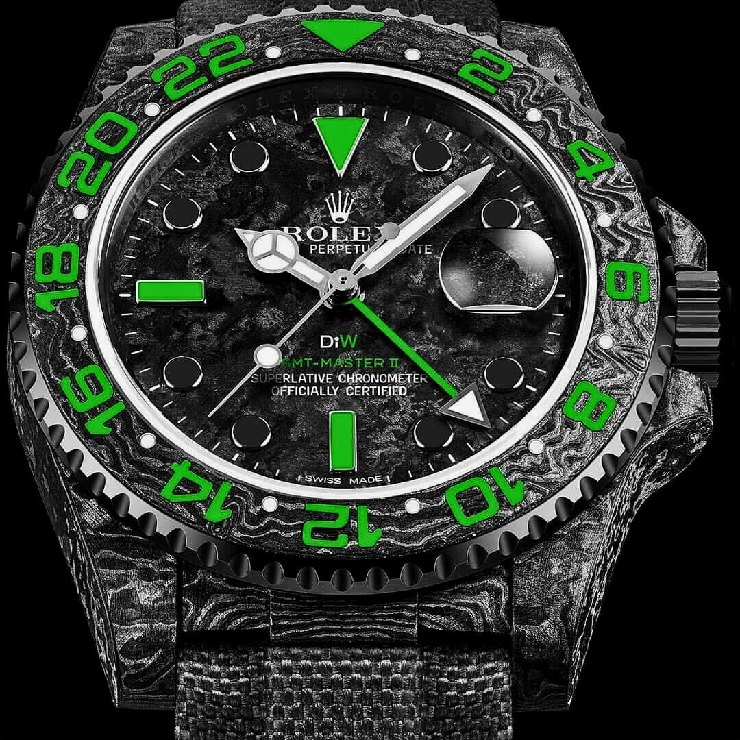 NTPT Carbon Rolex GMT Master DiW STINGER 碳纤维 劳力士DiW 格林尼治型II | WORLDTIMER