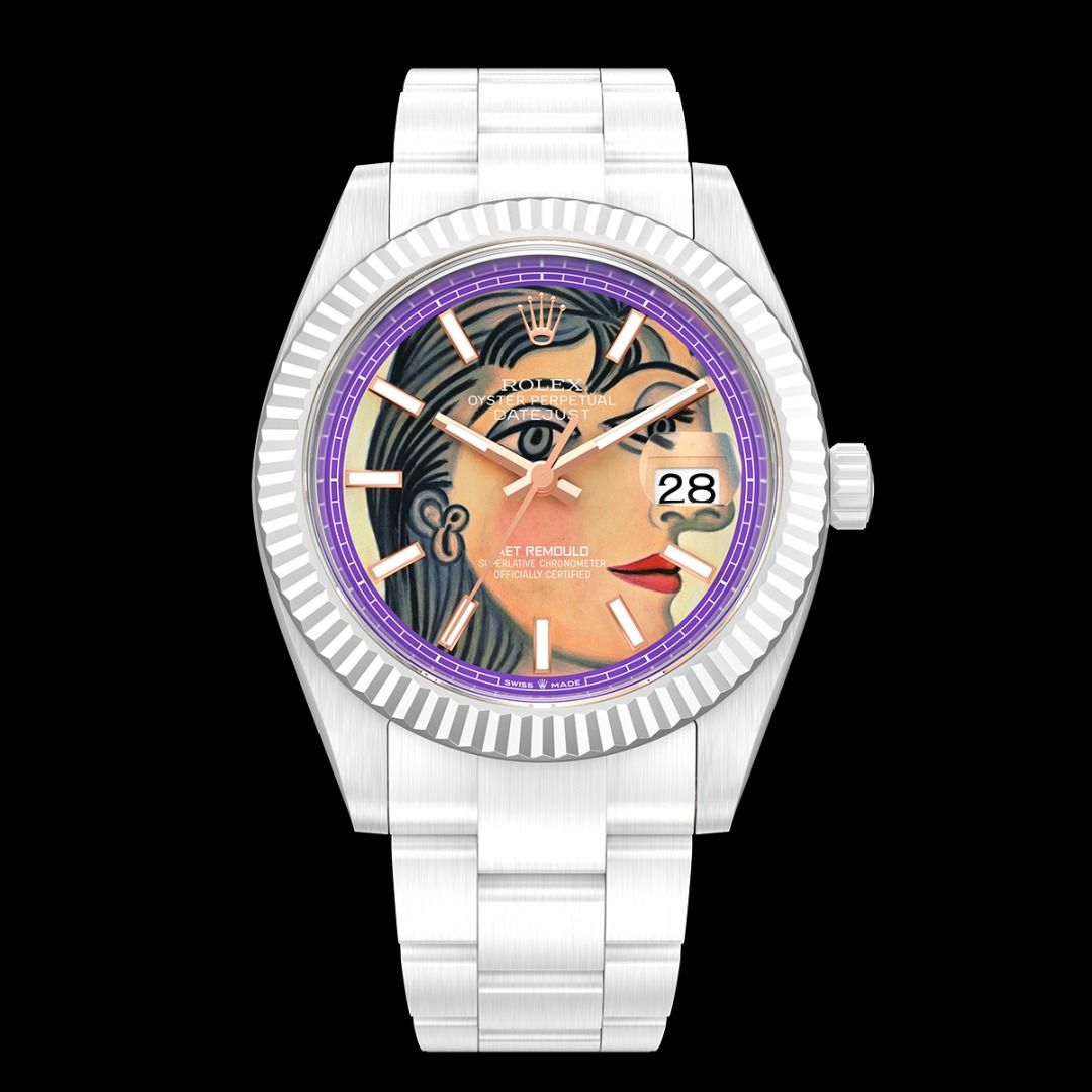 AET REMOULD x PICASSO Rolex Datejust PORTRAIT OF DORA MARA 劳力士 日志型 全陶瓷手表 | WORLDTIMER