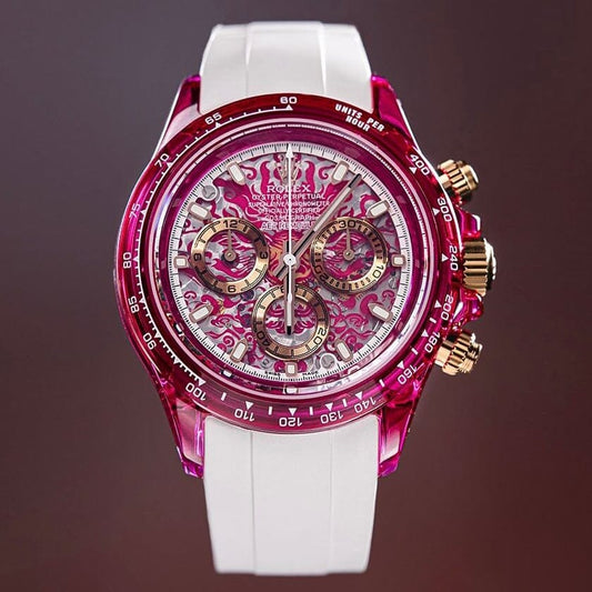 Sapphire AET REMOULD Rolex Daytona LOONG CLARET 红龙 劳力士迪通拿 | WORLDTIMER