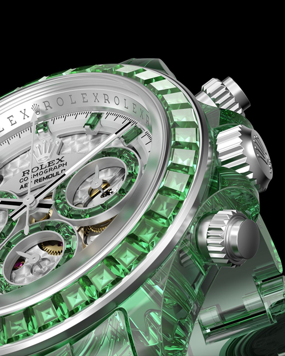 Sapphire Rolex Daytona AET Remould VERDANT MARVEL (Retail: US$214,000)
