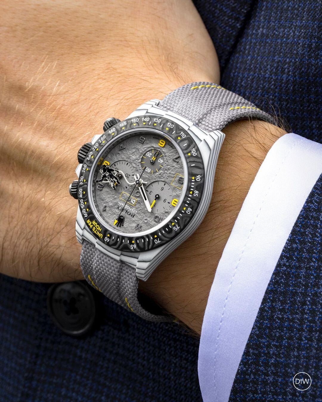 SPACE MISSION Rolex DiW Daytona CarboQuartz 劳力士DiW 石英纤维迪通拿 | WORLDTIMER