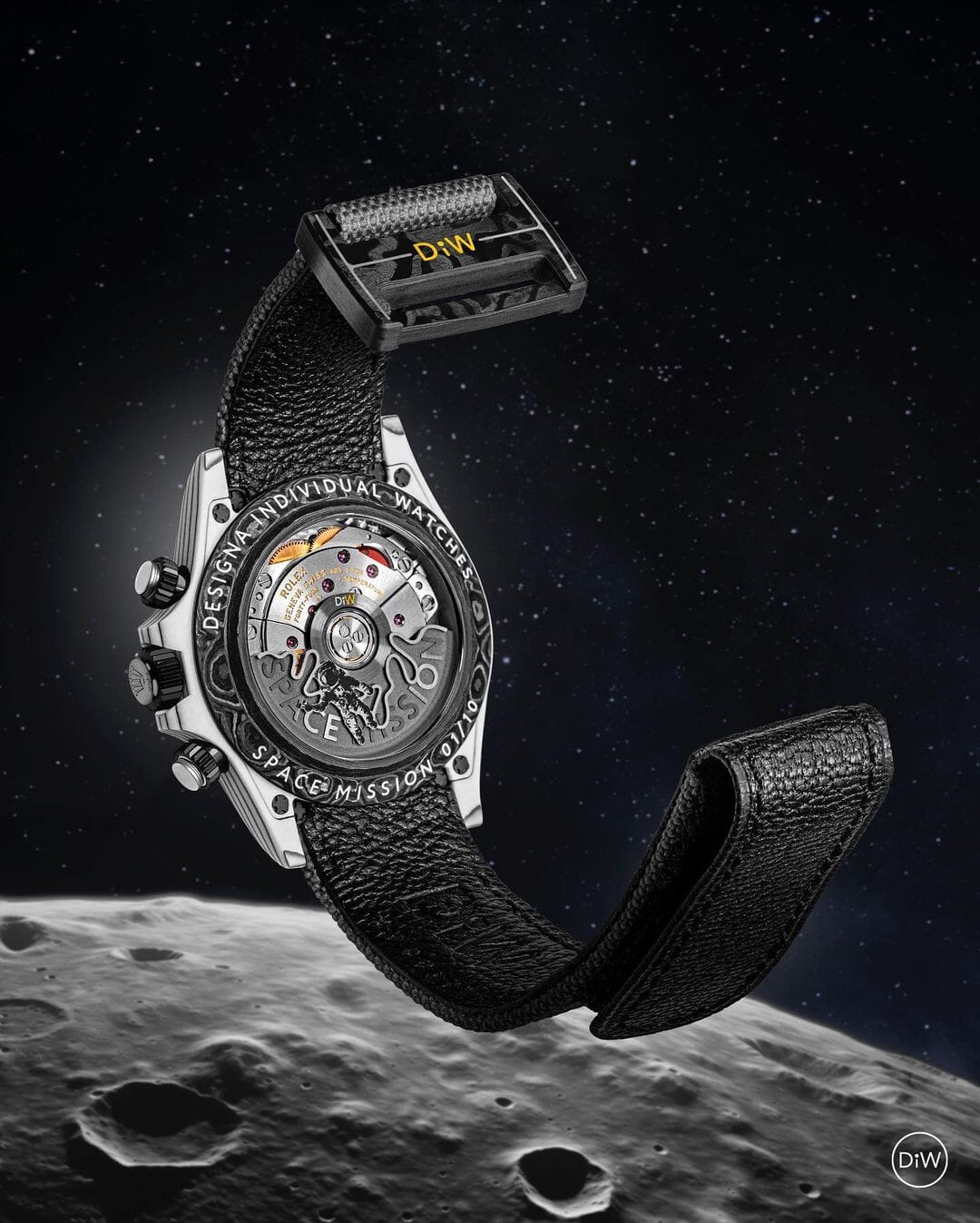 SPACE MISSION Rolex DiW Daytona CarboQuartz 劳力士DiW 石英纤维迪通拿 | WORLDTIMER