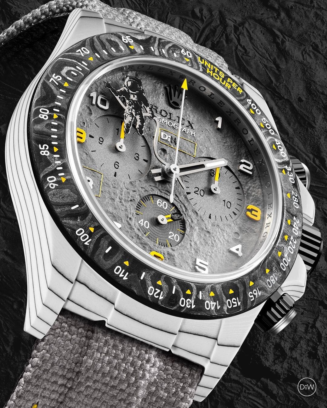 SPACE MISSION Rolex DiW Daytona CarboQuartz 劳力士DiW 石英纤维迪通拿 | WORLDTIMER