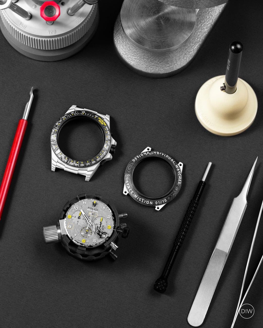 SPACE MISSION Rolex DiW Daytona CarboQuartz 劳力士DiW 石英纤维迪通拿 | WORLDTIMER