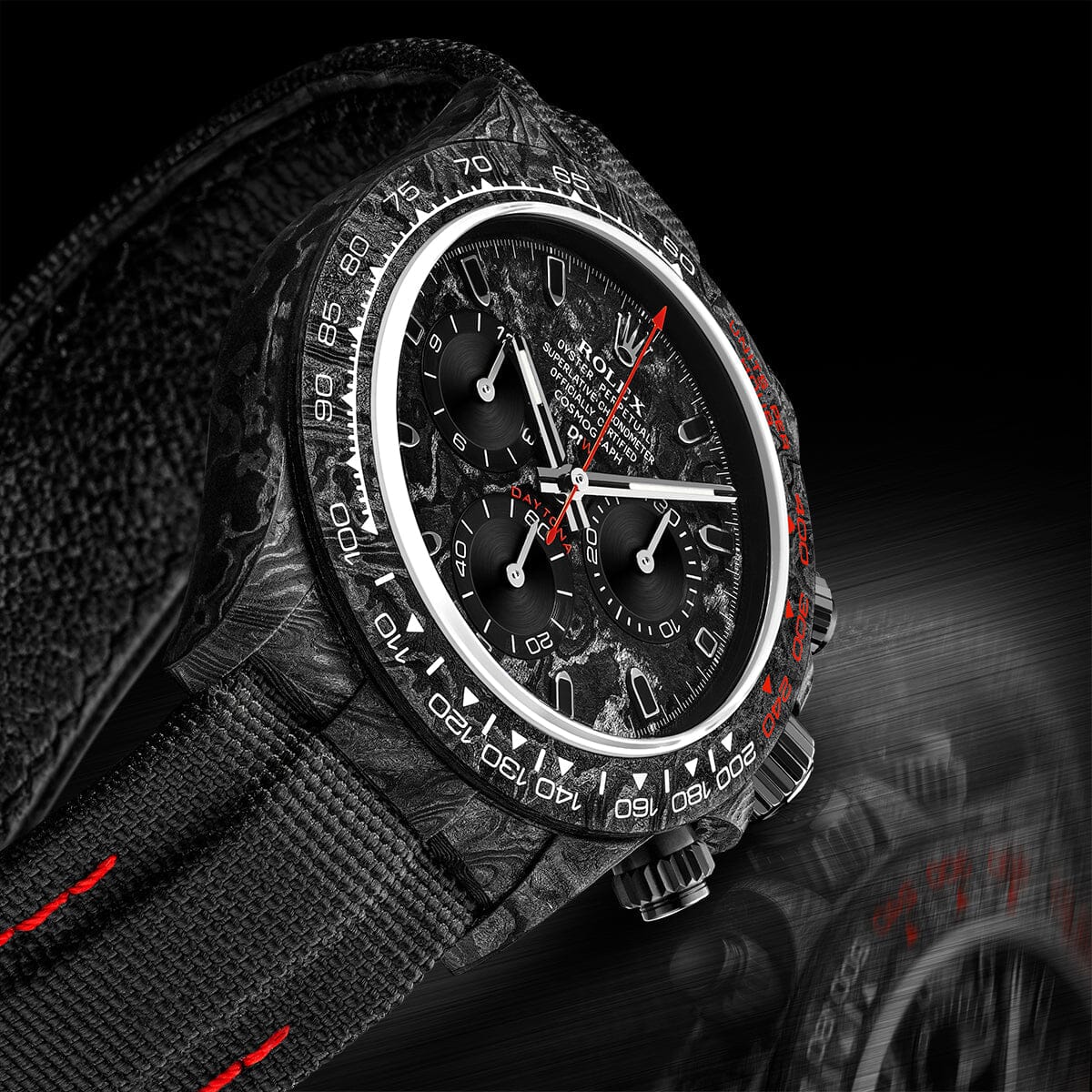 SPEEDSTER 41mm Rolex DiW Daytona 劳力士DiW 碳纤维迪通拿 | WORLDTIMER