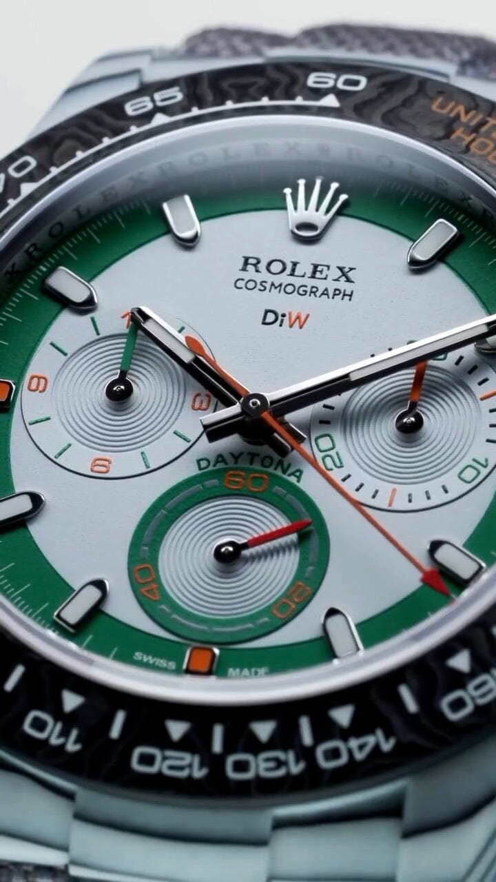 The Ultimate Golfer's Watch: Rolex DiW Daytona ALPINE 高尔夫爱好者的阿尔卑斯風格劳力士迪通拿 | WORLDTIMER 