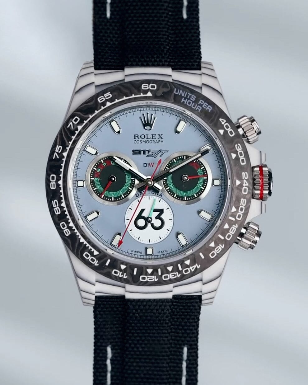Porsche 911 S/T Rolex DiW Daytona CarboQuartz 劳力士 迪通拿 腕表的灵感源自 保时捷911 S/T | WORLDTIMER