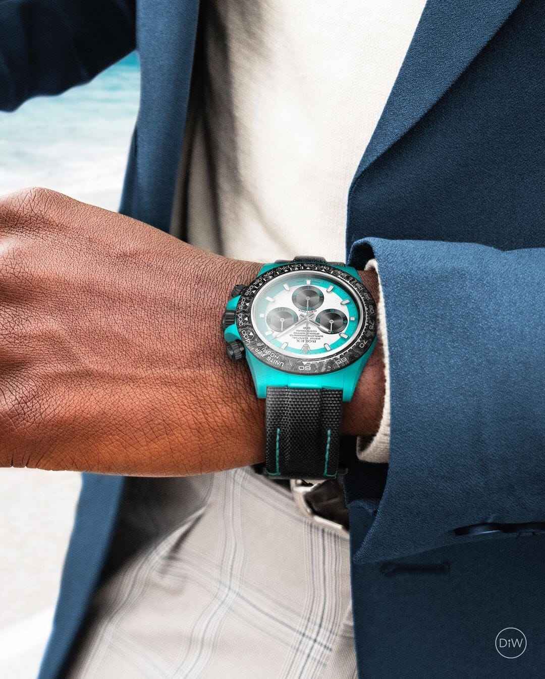 Tiffany Blue Rolex Daytona DiW CELESTE INVERT 劳力士DiW 蒂芙尼蓝迪通拿 | WORLDTIMER