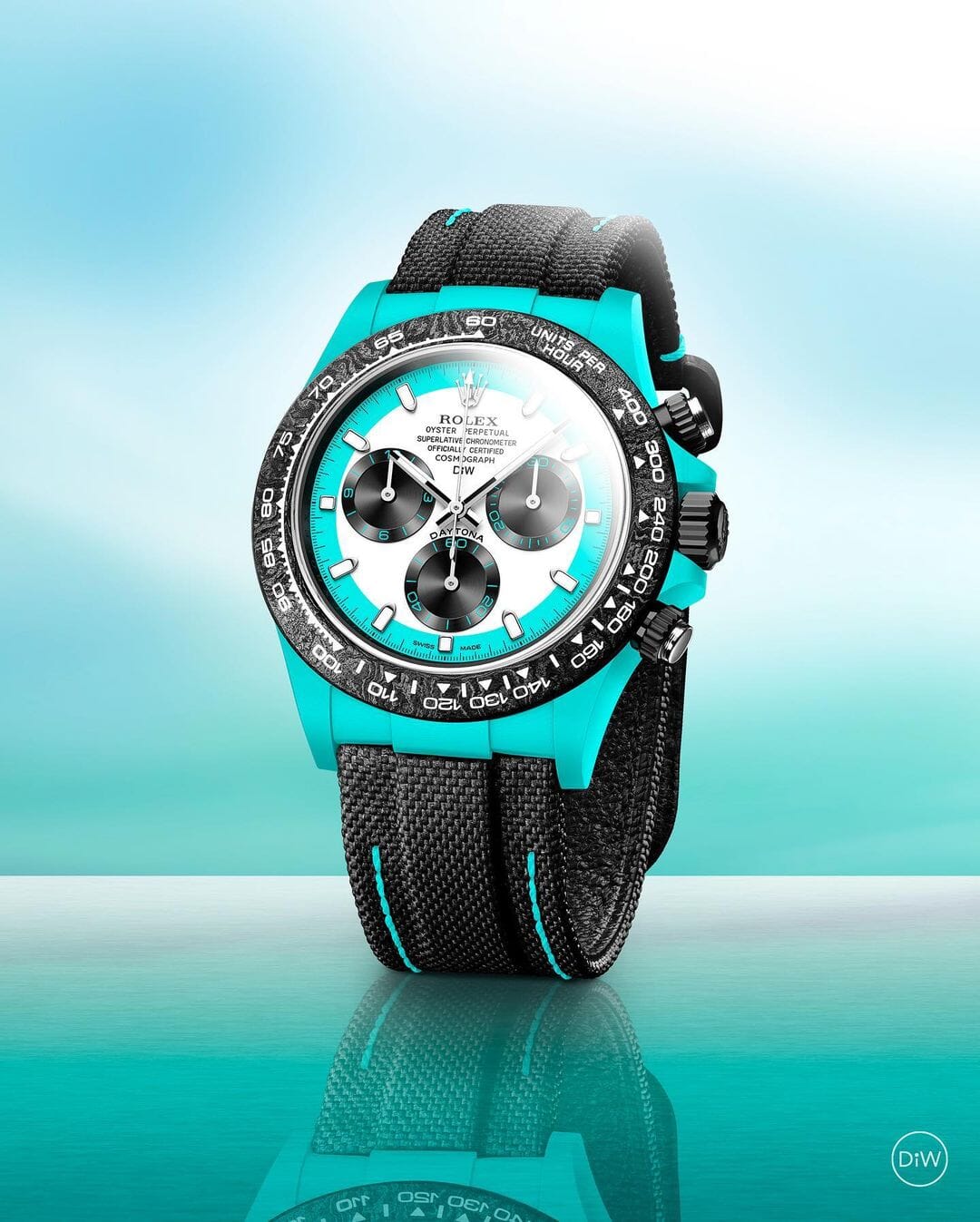 Tiffany Blue Rolex Daytona DiW CELESTE INVERT 劳力士DiW 蒂芙尼蓝迪通拿 | WORLDTIMER