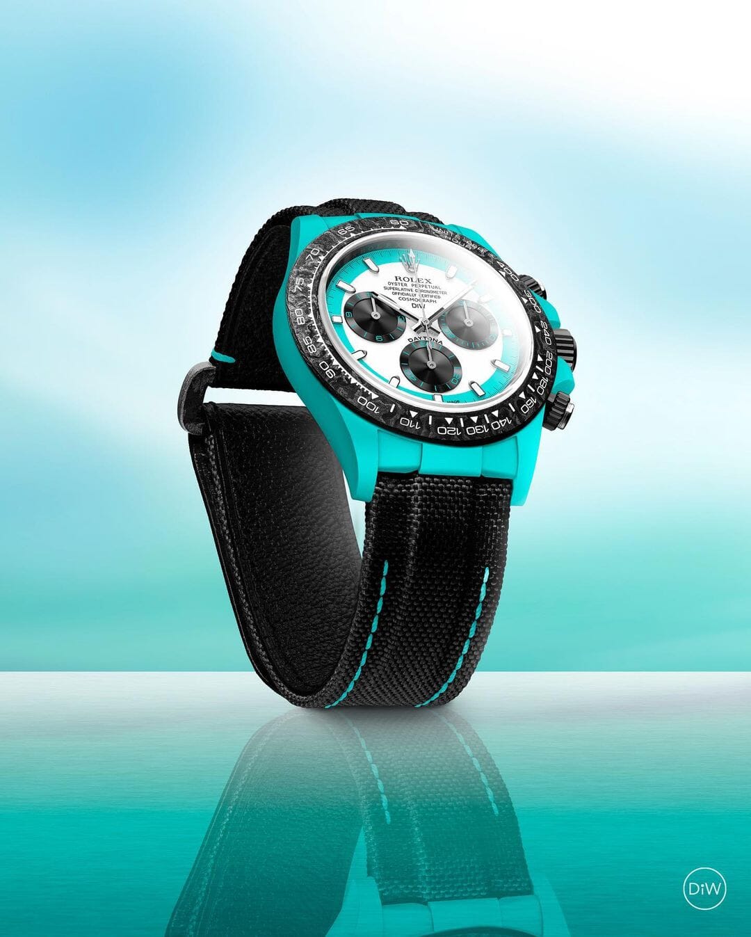 Tiffany Blue Rolex Daytona DiW CELESTE INVERT 劳力士DiW 蒂芙尼蓝迪通拿 | WORLDTIMER