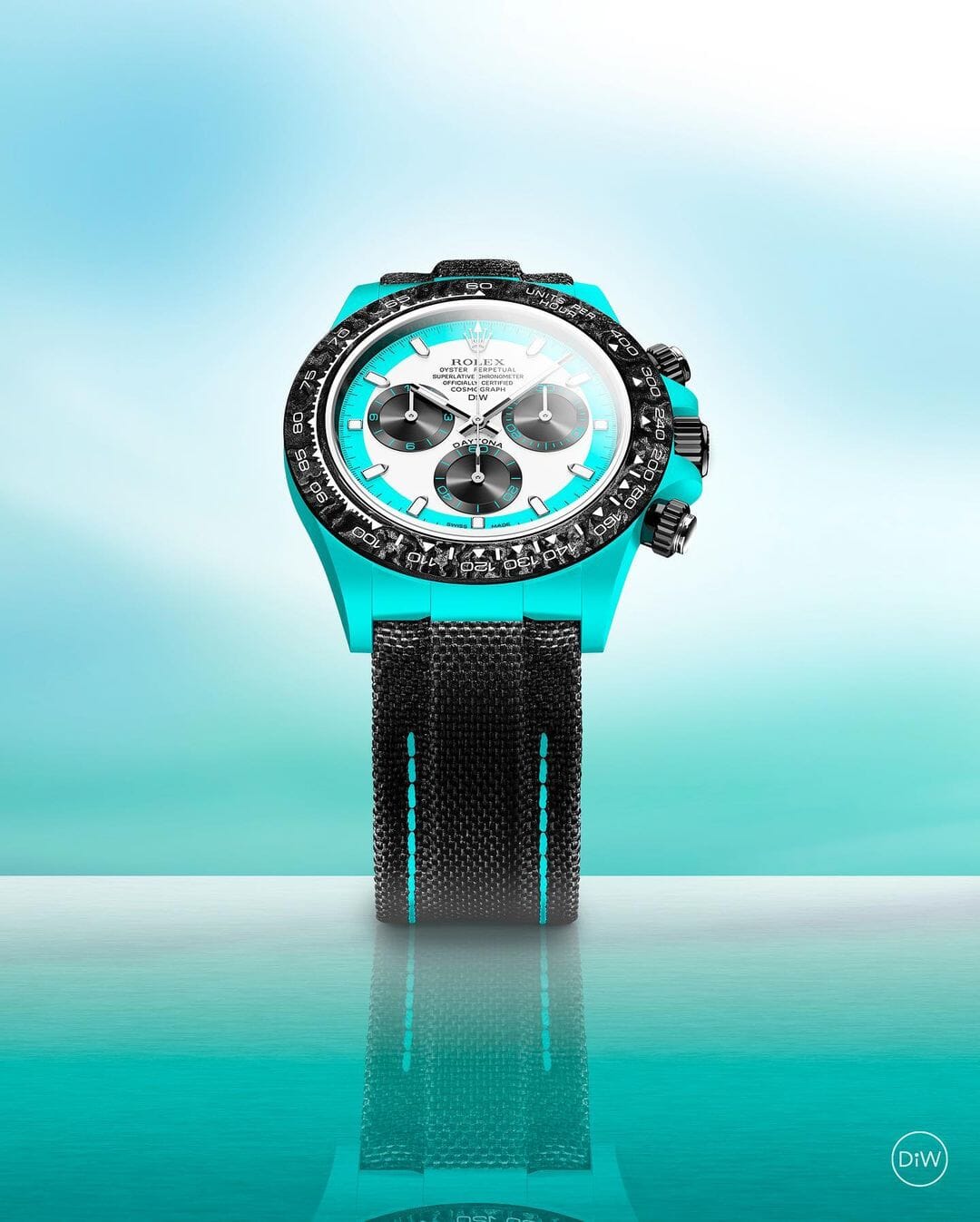 Tiffany Blue Rolex Daytona DiW CELESTE INVERT 劳力士DiW 蒂芙尼蓝迪通拿 | WORLDTIMER