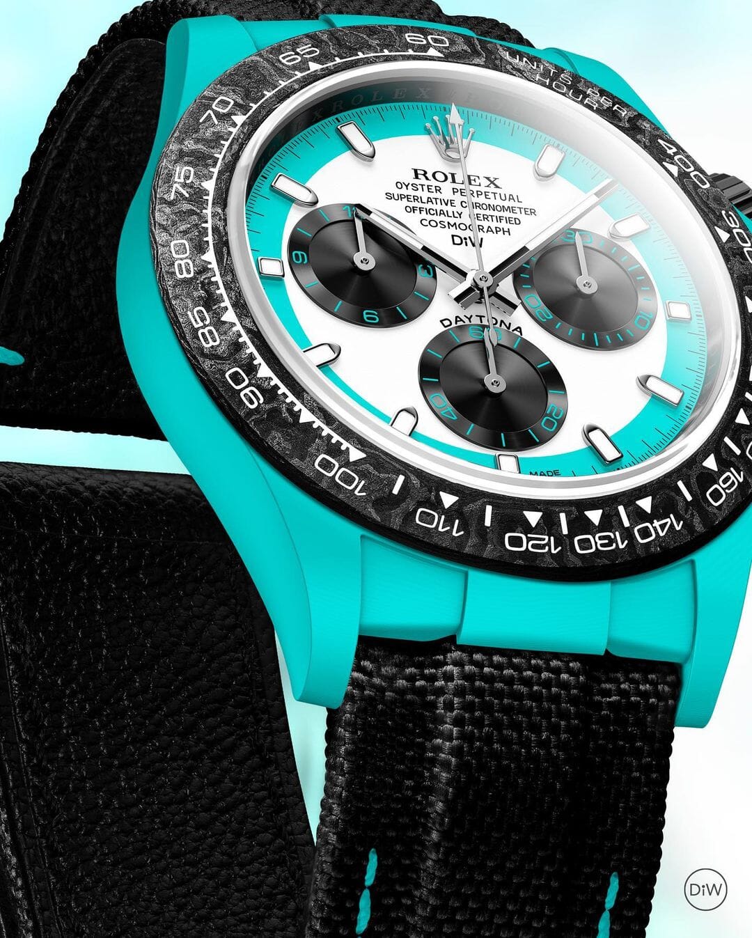 Tiffany Blue Rolex Daytona DiW CELESTE INVERT 劳力士DiW 蒂芙尼蓝迪通拿 | WORLDTIMER