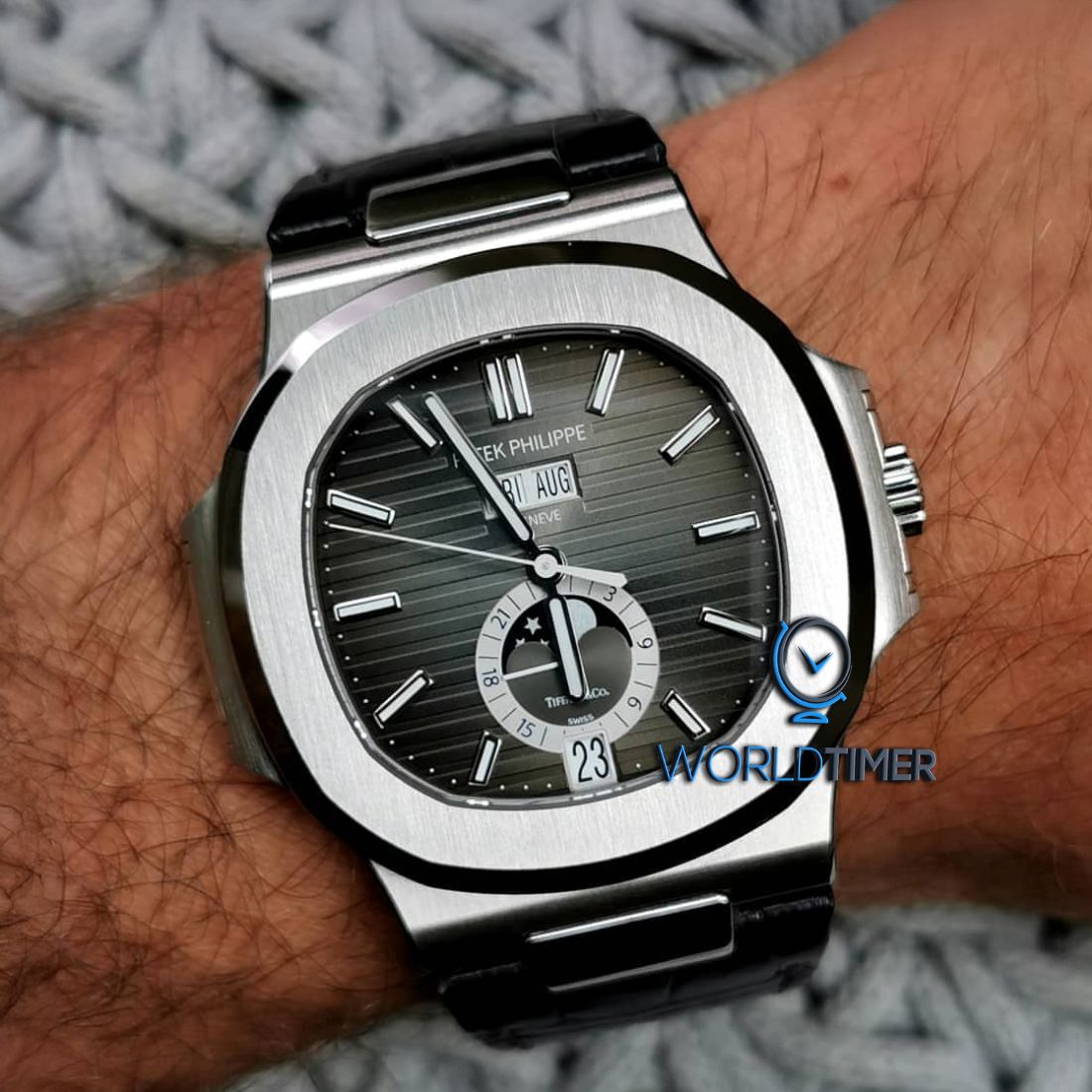Tiffany & Co Patek Philippe Nautilus 5726A 百达翡丽蒂芙尼鹦鹉螺 5726A | WORLDTIMER