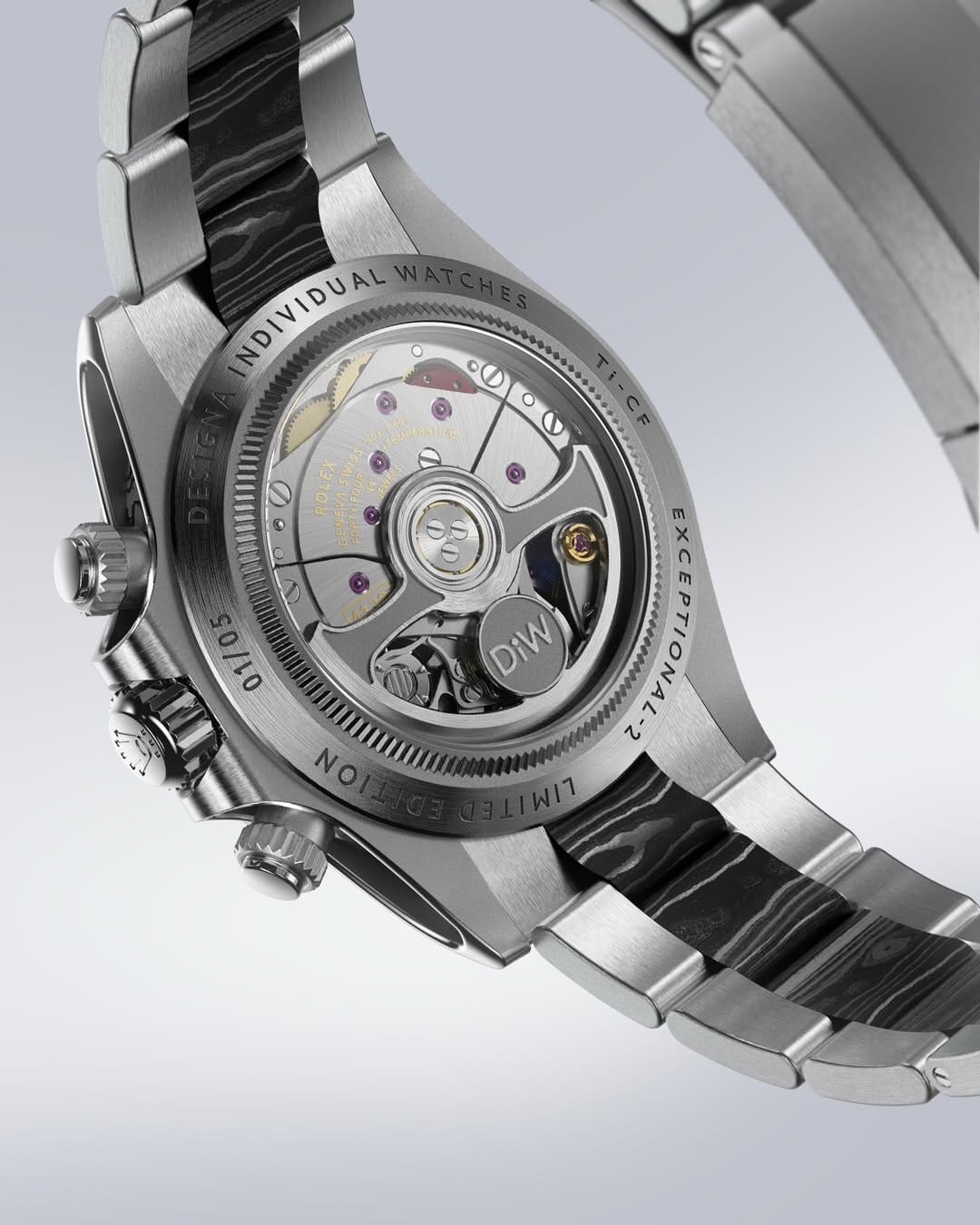 NTPT Carbon Fiber & Titanium Rolex Daytona DiW EXCEPTIONAL-2 钛金属+碳纤维 劳力士DiW 迪通拿 | WORLDTIMER