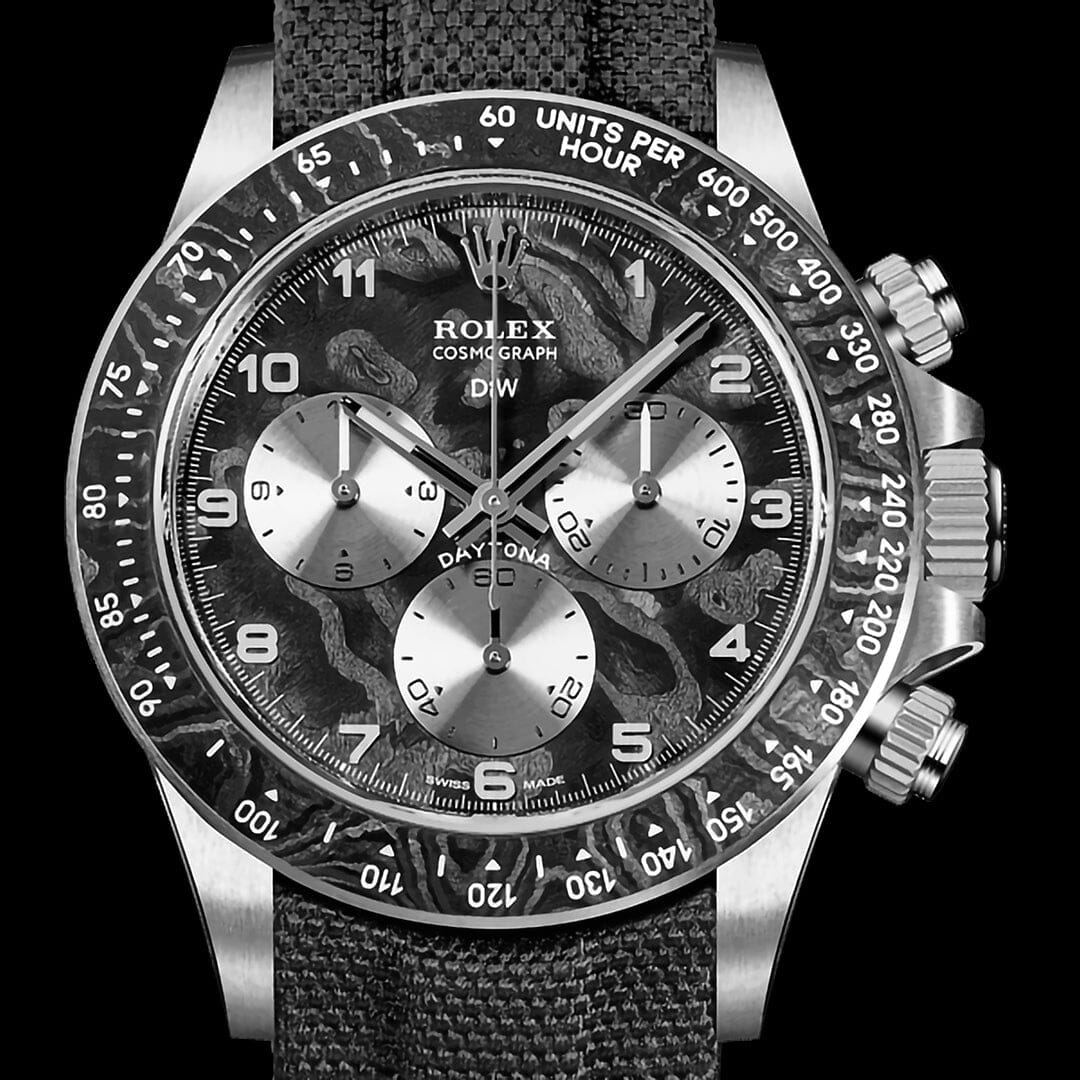 Titanium & NTPT Carbon Rolex DiW Daytona EXCEPTIONAL-1 钛金属和NTPT碳纤维制造的劳力士迪通拿 | WORLDTIMER