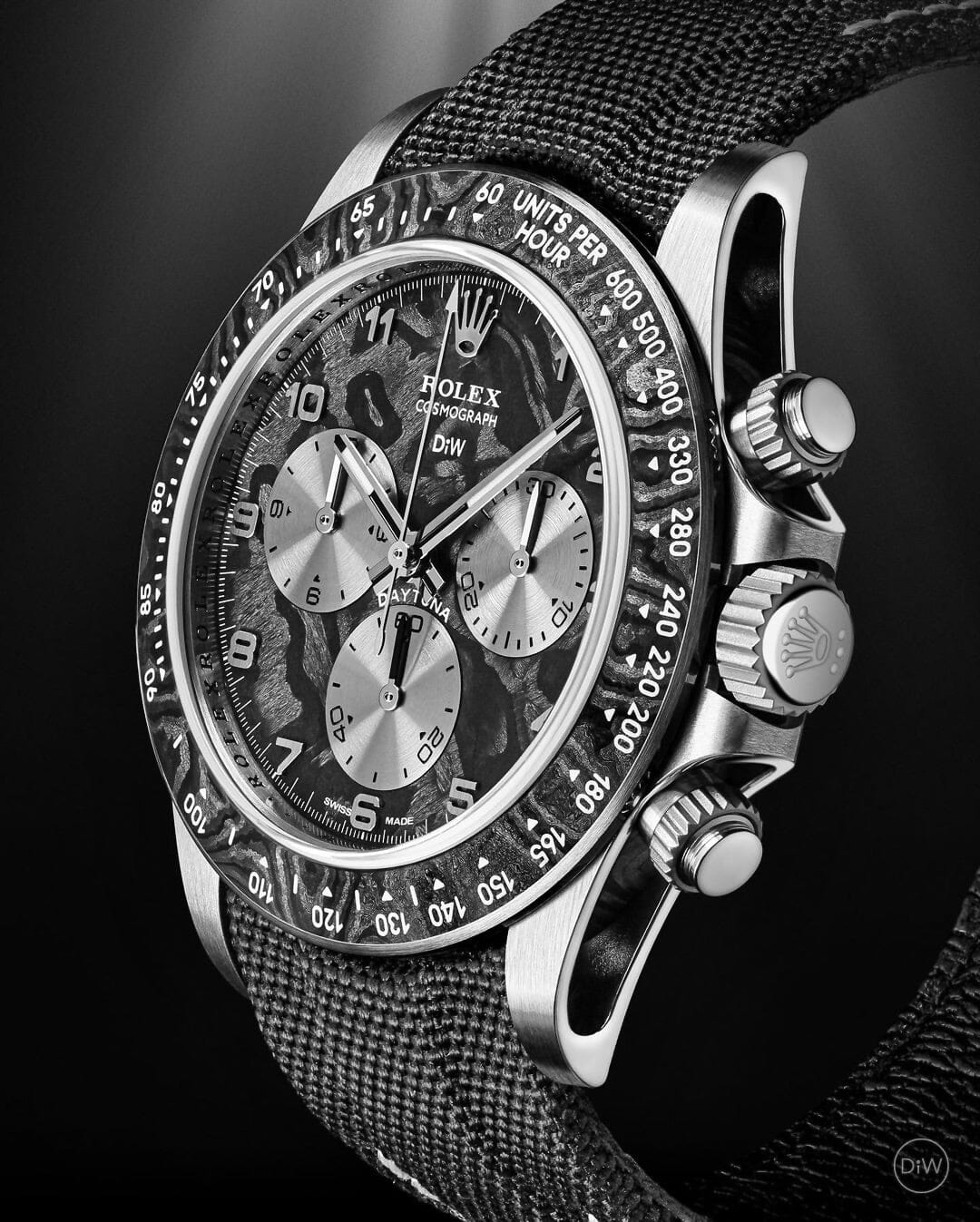 Titanium & NTPT Carbon Rolex DiW Daytona EXCEPTIONAL-1 钛金属和NTPT碳纤维制造的劳力士迪通拿 | WORLDTIMER