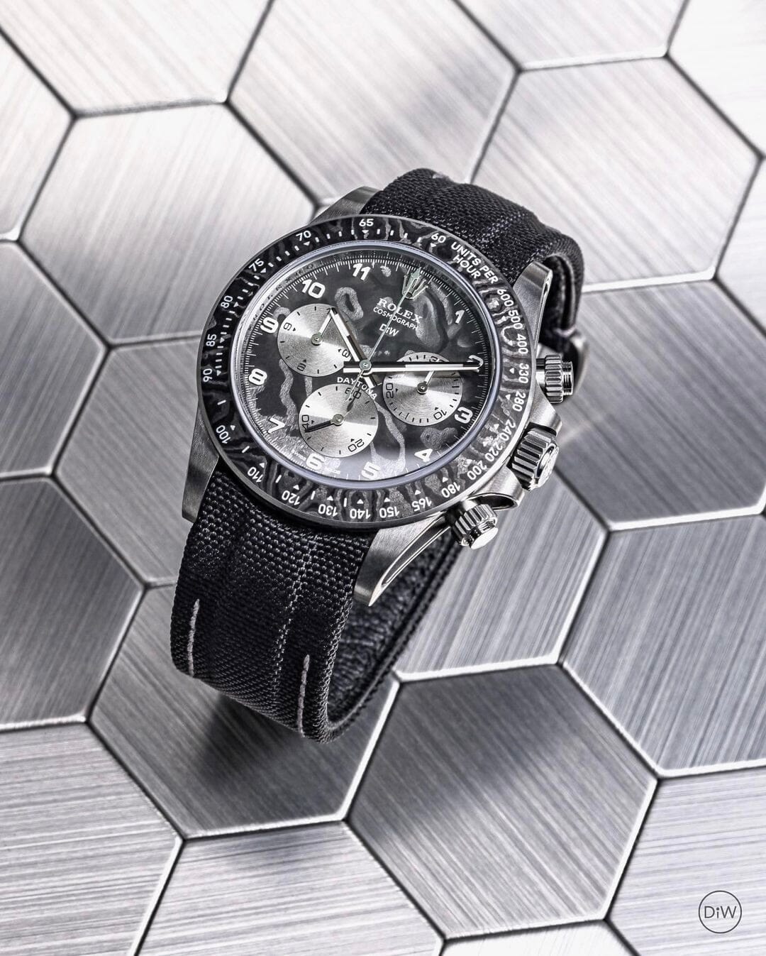 Titanium & NTPT Carbon Rolex DiW Daytona EXCEPTIONAL-1 钛金属和NTPT碳纤维制造的劳力士迪通拿 | WORLDTIMER