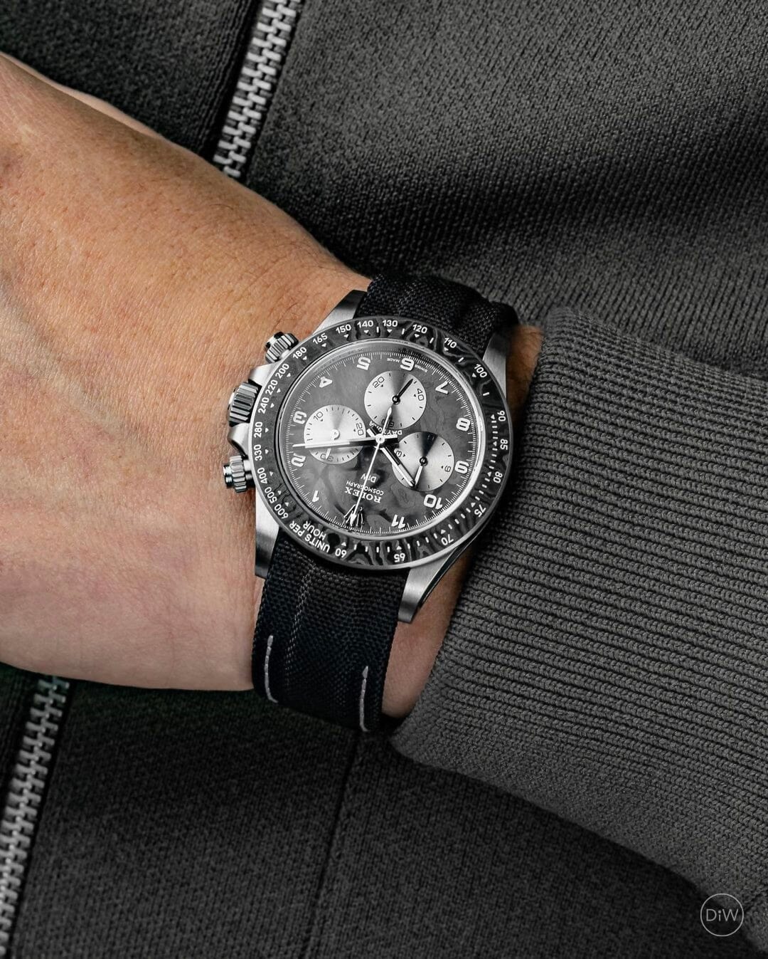 Titanium & NTPT Carbon Rolex DiW Daytona EXCEPTIONAL-1 钛金属和NTPT碳纤维制造的劳力士迪通拿 | WORLDTIMER