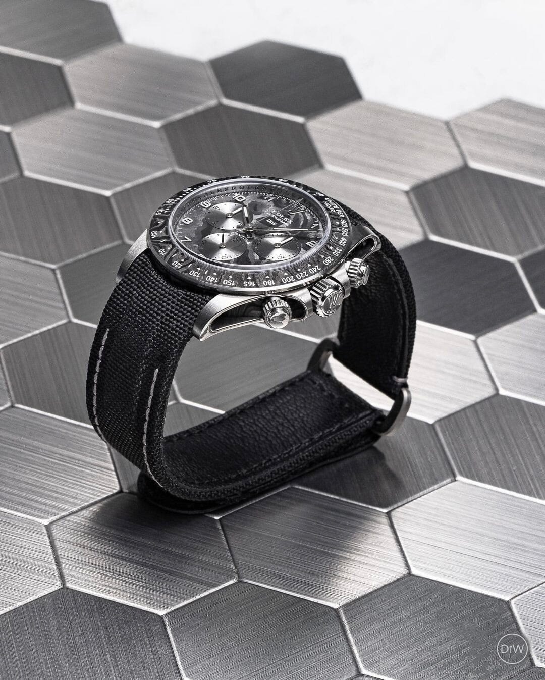 Titanium & NTPT Carbon Rolex DiW Daytona EXCEPTIONAL-1 钛金属和NTPT碳纤维制造的劳力士迪通拿 | WORLDTIMER