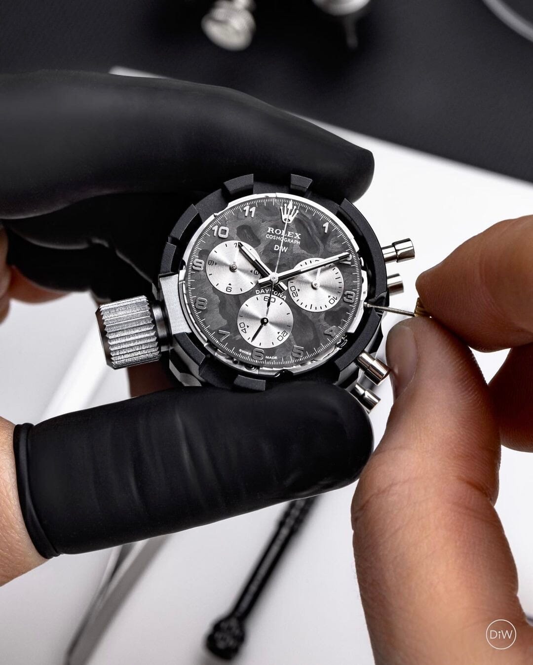 Titanium & NTPT Carbon Rolex DiW Daytona EXCEPTIONAL-1 钛金属和NTPT碳纤维制造的劳力士迪通拿 | WORLDTIMER