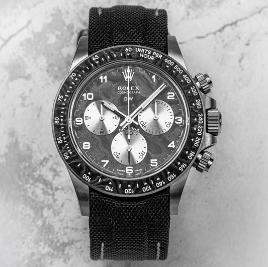 Titanium & NTPT Carbon Rolex DiW Daytona EXCEPTIONAL-1 钛金属和NTPT碳纤维制造的劳力士迪通拿 | WORLDTIMER
