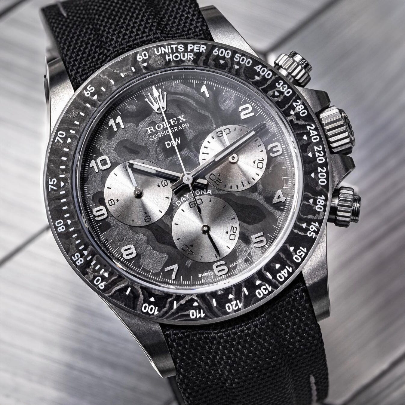 Titanium & NTPT Carbon Rolex DiW Daytona EXCEPTIONAL-1 钛金属和NTPT碳纤维制造的劳力士迪通拿 | WORLDTIMER