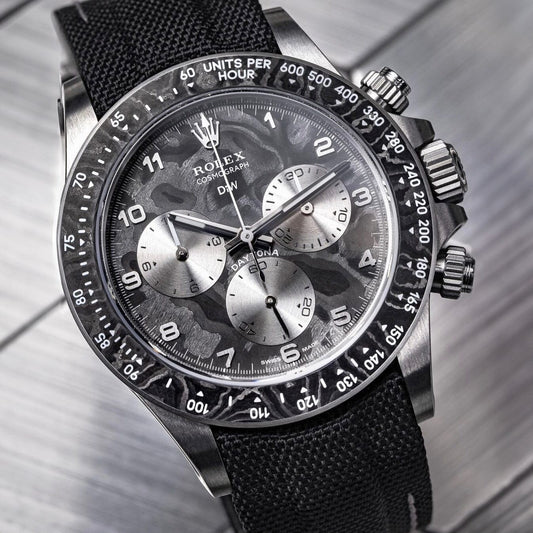 Titanium & NTPT Carbon Rolex DiW Daytona EXCEPTIONAL-1 钛金属和NTPT碳纤维制造的劳力士迪通拿 | WORLDTIMER