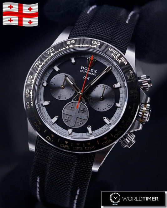 Titanium Rolex DiW Daytona GEORGIA'S HERITAGE 限量一支 钛金属劳力士 DiW迪通拿 | WORLDTIMER