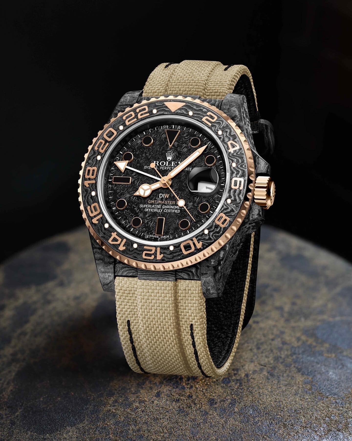 UNIQUE Carbon Rolex GMT EVEROSE 独一无二 DiW 劳力士格林尼治型 | WORLDTIMER