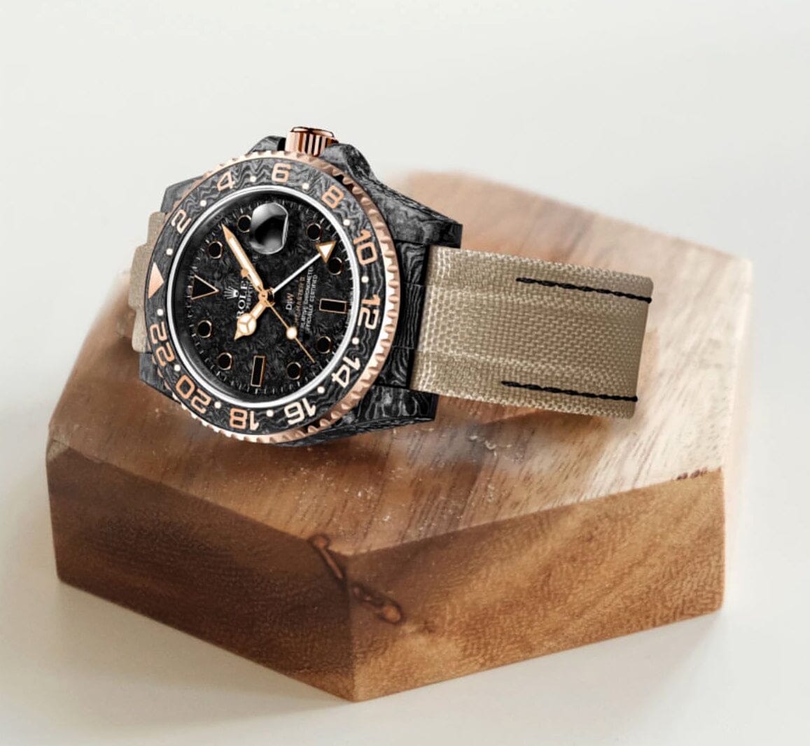UNIQUE Carbon Rolex GMT EVEROSE 独一无二 DiW 劳力士格林尼治型 | WORLDTIMER