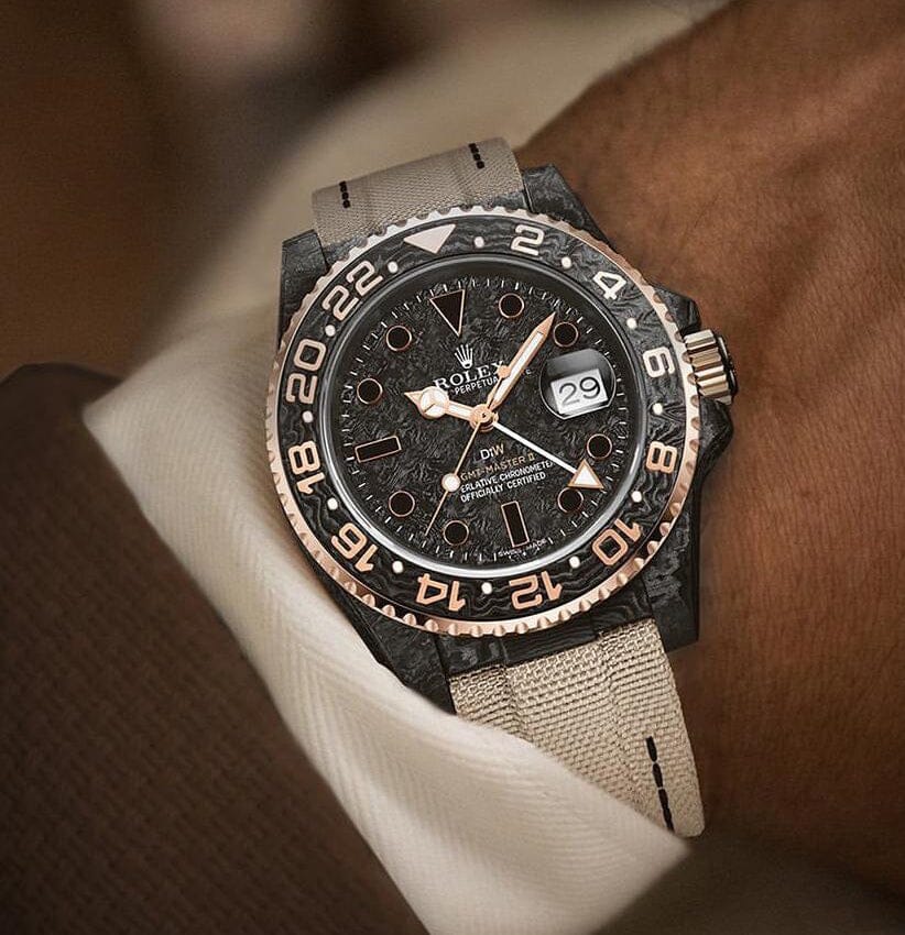 UNIQUE Carbon Rolex GMT EVEROSE 独一无二 DiW 劳力士格林尼治型 | WORLDTIMER
