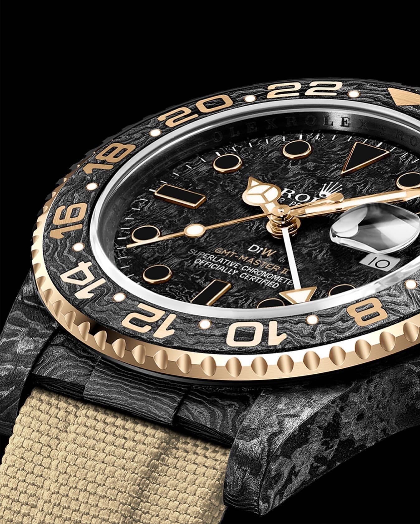 UNIQUE Carbon Rolex GMT EVEROSE 独一无二 DiW 劳力士格林尼治型 | WORLDTIMER