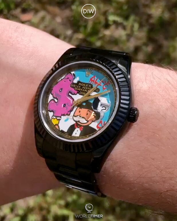 UNIQUE DiW Rolex Datejust ALEC MONOPOLY 劳力士DiW 日志型 | WORLDTIMER