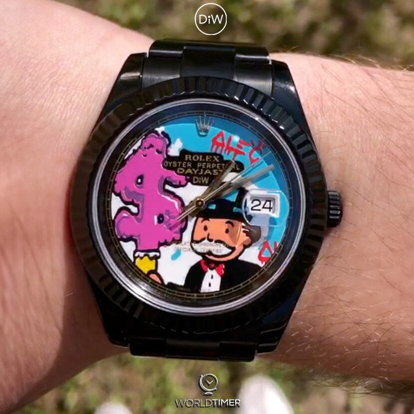 UNIQUE DiW Rolex Datejust ALEC MONOPOLY 劳力士DiW 日志型 | WORLDTIMER